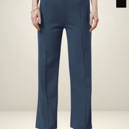 SZN Women Pack of 2 Relaxed High-Rise Wide Leg Trousers with Front Seam-image-51