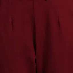 Taavi Women Regular Fit Mid Rise Cotton Trousers image 2