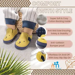 NESKA MODA Kids Cotton Booties image 2