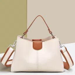 Women White Hand-held Bag-image-0