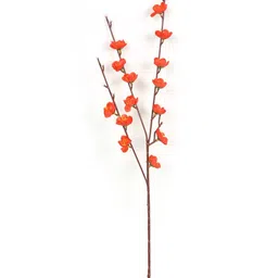Myntra Elegant Homes Orange 4 Pieces Artificial Flower image 2