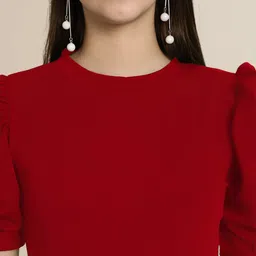 Mast & Harbour Pack Of 2 Puff Sleeve Top image 4