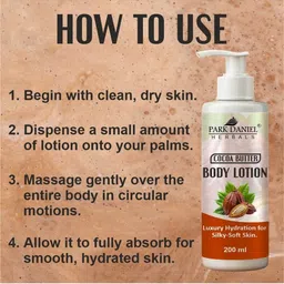 Park Daniel Set Of 2 Cocoa Butter Body Lotion- 200 ml Each image 5