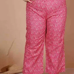 Doriyaan Plus Size Floral Printed Pure Cotton Kurta With Palazzos And Dupatta image 4