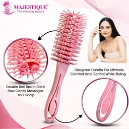 MAJESTIQUE Vented Round Hair Brush For Blow Drying image 5