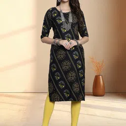 HERE&NOW Women Pack Of 3 Ethnic Motifs Printed Regular Kurta image 4