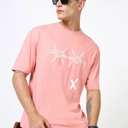 Kook N Keech Men Peach Cotton Tshirts-image-73