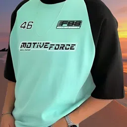 bell paper Men Printed Round Neck Pure Cotton Green, Black T-Shirt-picture-17