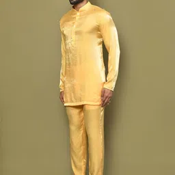 Arihant Rai Sinha Men Regular Pure Cotton Kurta with Trousers image 5
