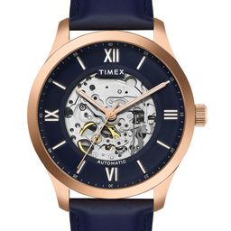 Timex Men Skeleton Dial & Leather Straps Analogue Automatic Motion Watch TWEG208SMU13-picture-12