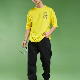 SMARTEES Graphic Printed Oversize Cotton T-shirt image 2