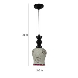 foziq Gazzel Black Metal Hanging Light image 3