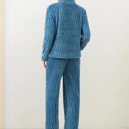 Stem Rope Women Solid Top With Trousers image 4