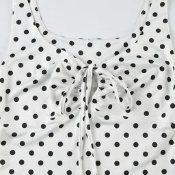 LULU & SKY Polka Dot Print Sheath Mini Dress image 2