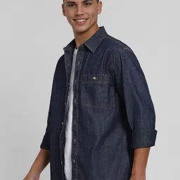 AMERICAN EAGLE OUTFITTERS Men Classic Casual Button Up Shirt image 4