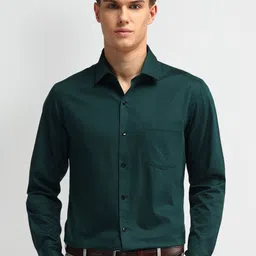 Arrow Men Manhattan Spread Collar Geometric Printed Cotton Slim Fit Formal Shirt-picture-22