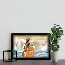 RANDOM Gold-Toned & Orange Religious Wall Paintings image 3