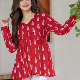 ANEKYA Print Top image 5