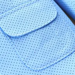 Robo Fry Full Sleeves Blazer Dots Print - Blue image 3