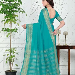 Pionex Woven Design Zari Art Silk Handloom Banarasi Saree image 2