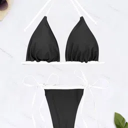 LULU & SKY Shoulder Straps Swim Bikini Set image 2
