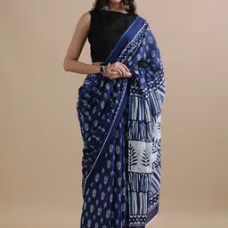 Moda Rapido Ethnic Motifs Pure Cotton Ikat Saree-image-81