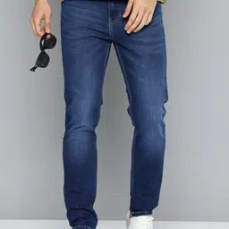 Flying Machine Men Slash Slim Tapered Fit Light Fade Stretchable Jeans-picture-28