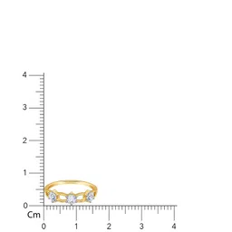 GIVA Gold Contentment Solitaire Diamond Ring image 4