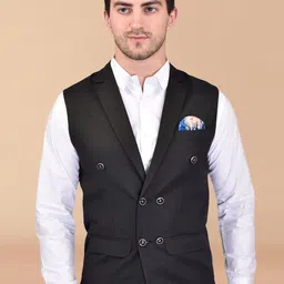 PRINTINDIA Notched Lapel Single-Breasted Blazer-picture-14