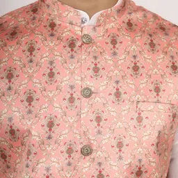 JEXI Men Regular Pure Silk Kurta with Pyjamas image 3