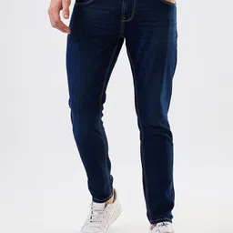SPYKAR Men Cotton Slim Fit Light Fade Jeans-image-56