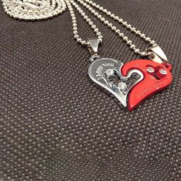 J.S ENTERPRISES Heart Shaped Pendants with Chains-picture-17