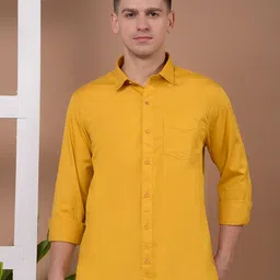 Canary London Men Smart Slim Fit Casual Shirt-image-33