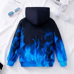 YK Boys Printed Hooded Sweatshirt image 4