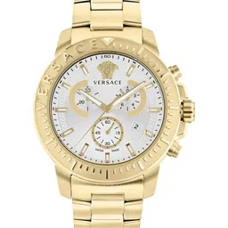 Versace Men New Chrono Round Dial & Stainless Steel Straps Analogue Watch VE2E00521-picture-29