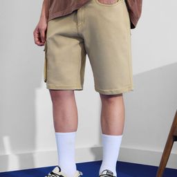 The Souled Store Men Mid-Rise Denim Shorts-picture-45