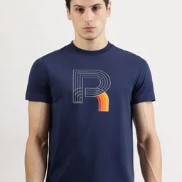Reebok Printed Round Neck T Shirt image 1