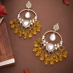 Lyriss Diamond Shaped Jhumkas Earrings-picture-18