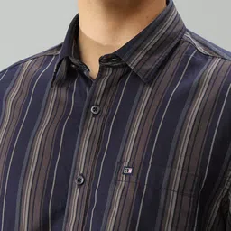 Arrow Sport Men Slim Fit Vertical Striped Casual Shirt image 4