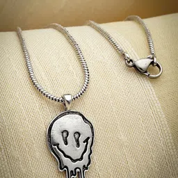 Sanjog Silver-Plated Pendant With Chain-picture-18