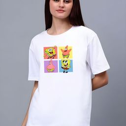 KAIDO Graphic Printed Round Neck Drop-Shoulder Sleeves Cotton T-shirt-picture-31