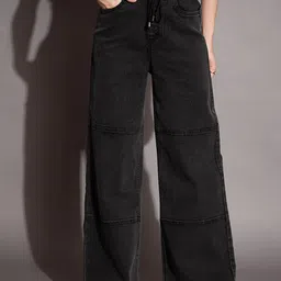 SASSAFRAS BASICS Women Comfort Straight Fit High-Rise Stretchable Jeans-picture-26