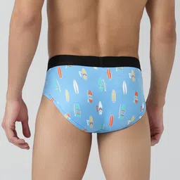 XYXX Men Printed Cotton Basic Brief XYBRF203 image 5
