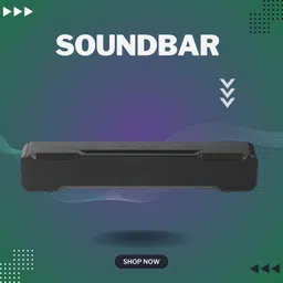 SYARA 20W Bluetooth Soundbar with 4 Hours Wireless Playback Bluetooth Speakers6SQ286 20 W Bluetooth Soundbar image 1