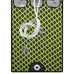 The Furnishing Tree Green Printed Top Load Washing Machine Cover image 2