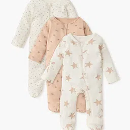 Juniors by Babyshop Kids Pack of 3 Printed Sleepsuit-picture-45
