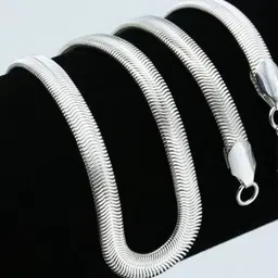 vipunj Stylish Chain Cubic Zirconia Sterling Silver Plated Alloy Chain-picture-22