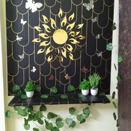 kaaf Vinyl Abstract Black Wallpaper image 3