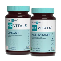 HK Vitals Omega 3 Supplement and Multivitamin Combo, Pack of 60 Omega 3 Capsules + 60 Multivitamin Tablets-picture-15