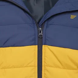 t-base Boys Yellow Colourblocked Lightweight Jacket image 4